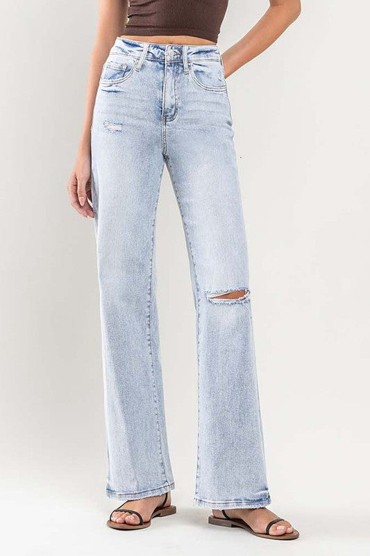 90s Vintage Super High-Rise Flare Jeans