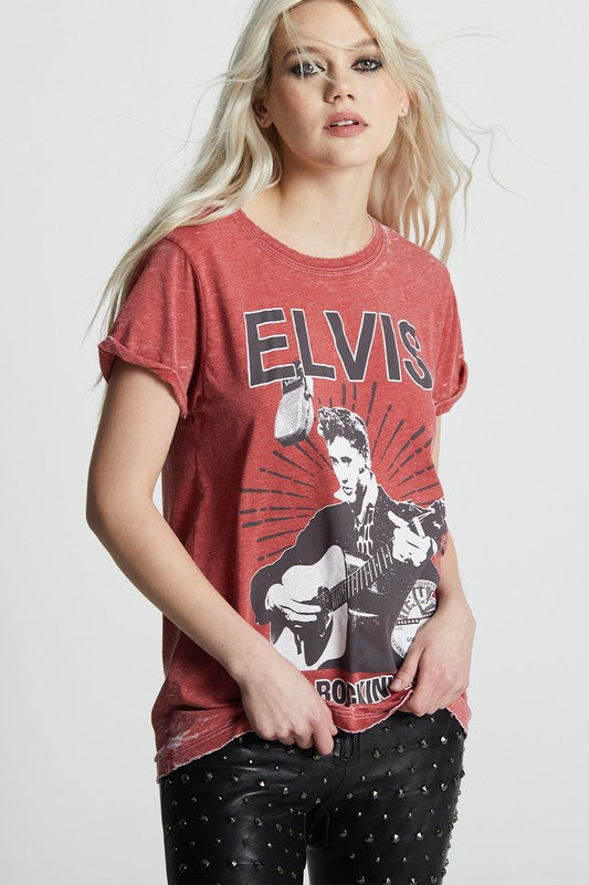 Sun Records X Elvis Burnout Tee