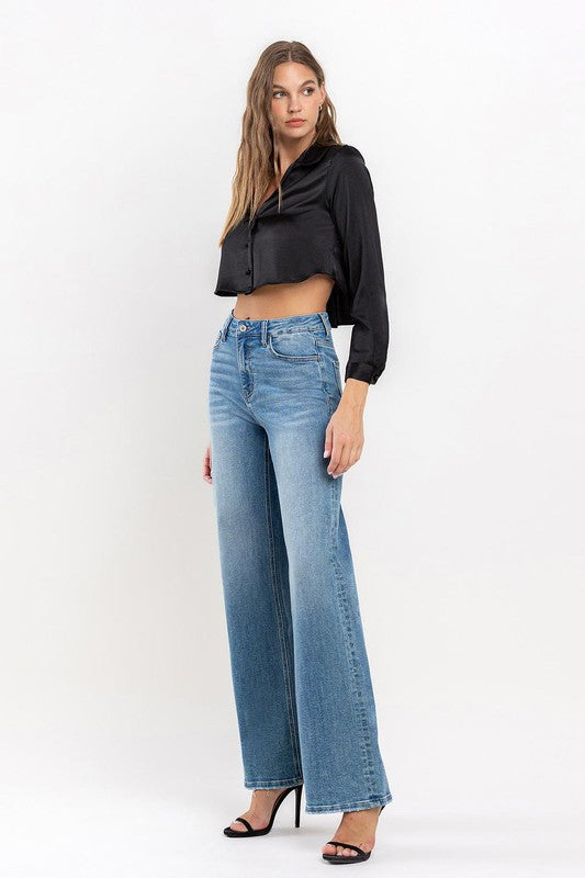 Candace High Rise Wide Leg Jeans