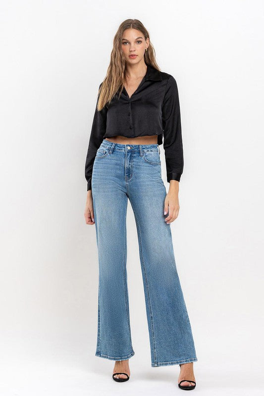 Candace High Rise Wide Leg Jeans