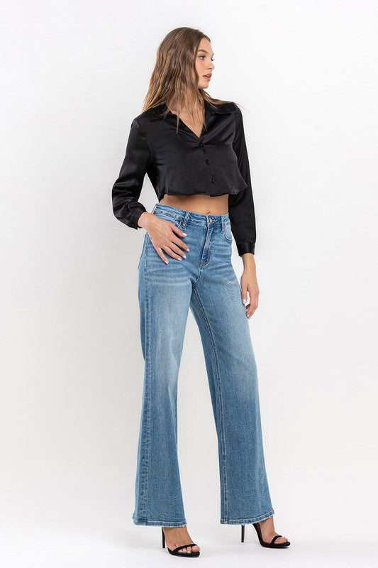 Candace High Rise Wide Leg Jeans