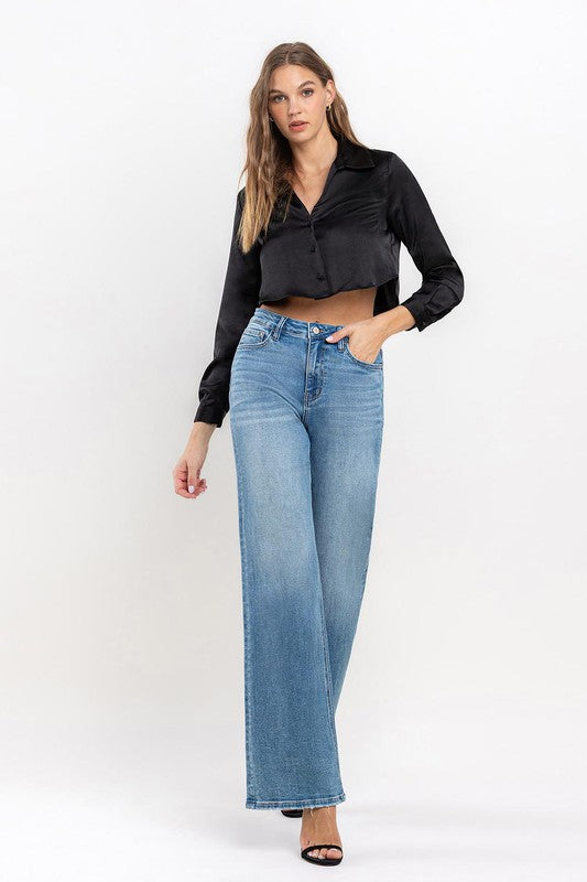 Candace High Rise Wide Leg Jeans