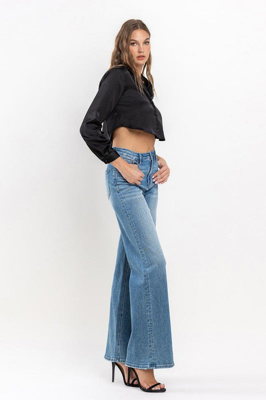 Candace High Rise Wide Leg Jeans