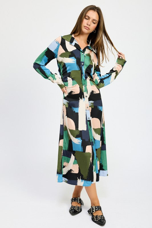 Bold Brushstrokes Dress