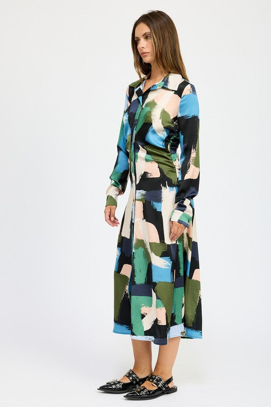 Bold Brushstrokes Dress