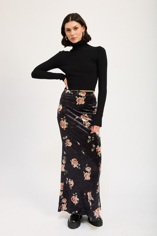 Floral Maxi Skirt