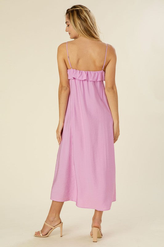 Seti Maxi dress with ruffles